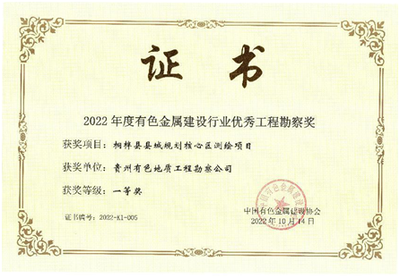 喜讯!省测绘地理信息产业协会先进工作单位出炉,贵州有色地质工程勘察公司上榜